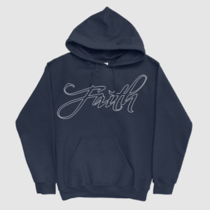 Faith Album Hoodie - Navy Official Merch