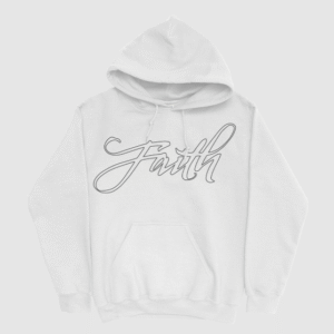Faith Album Hoodie - White Official Merch