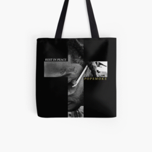 Pop Smoke Bags - RIP Pop Smoke All Over Print Tote Bag